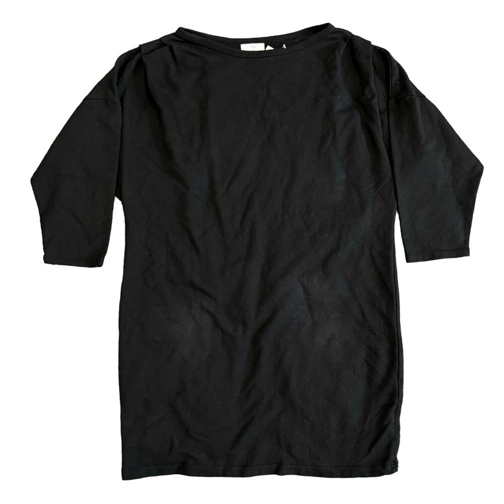 T.LA Mid Sleeve Sweater Dress in Black, Size XL
